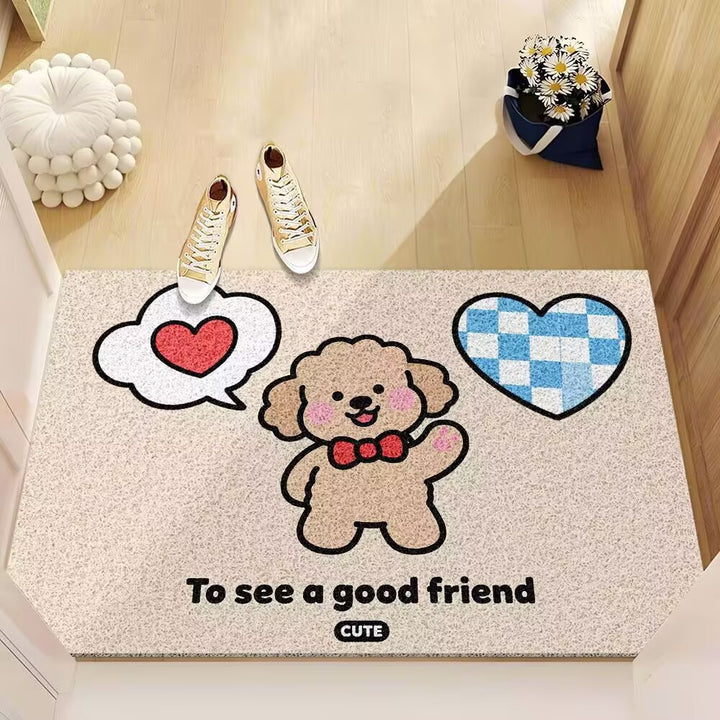 Dog-Themed Welcome Mat