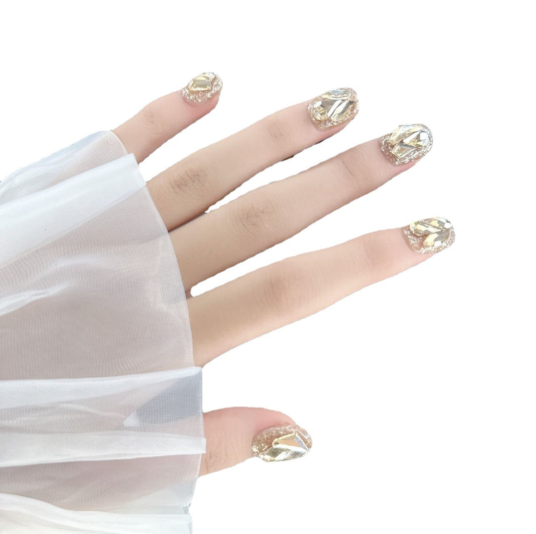 Glamorous Rhinestone Press-On Nails Stornfield