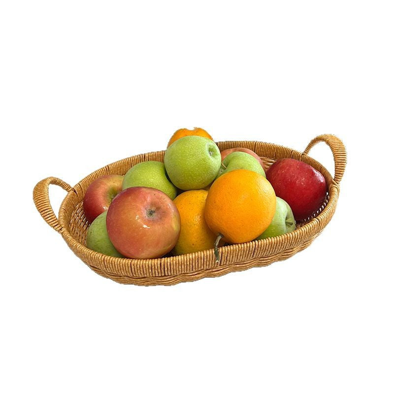 Women Oval Basket with Handles Stornfield