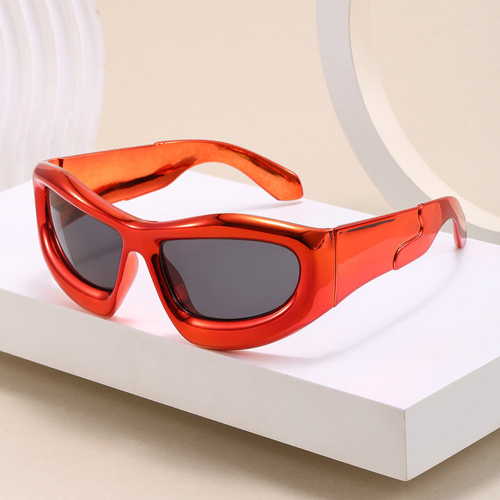 Women's Sporty Sunglasses with Robust, Geometric Frame Design Stornfield
