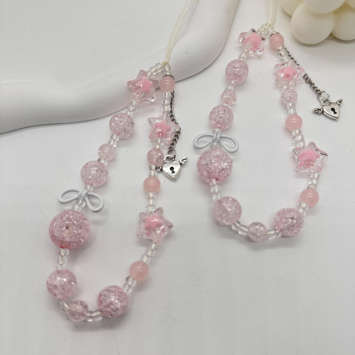Rhinestone Beaded Charm Necklace Stornfield