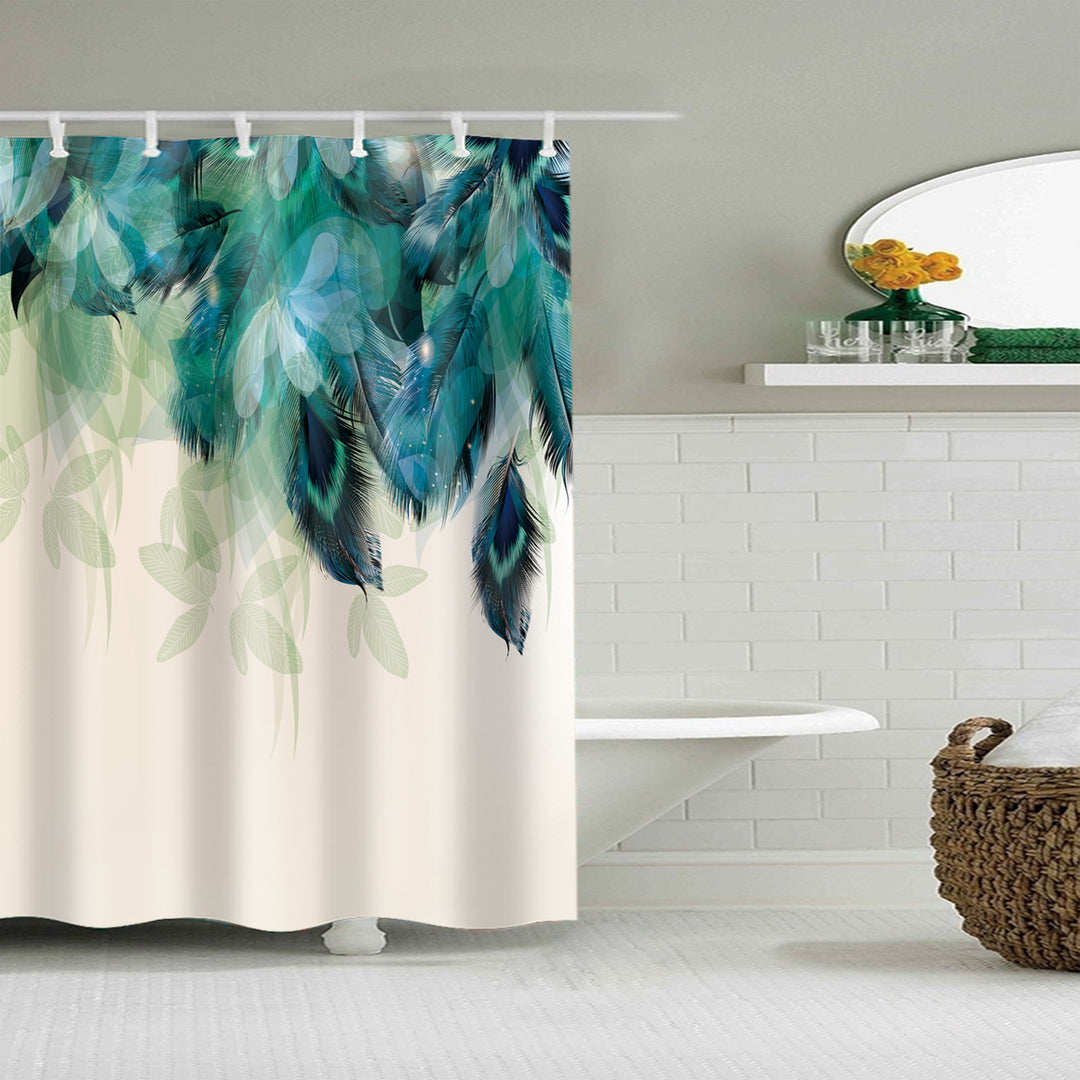Floral Patterned Bathroom Shower Curtain Stornfield
