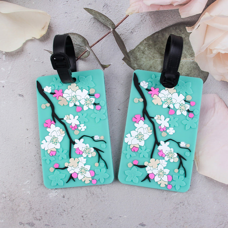Floral Silicone Luggage Tag Stornfield