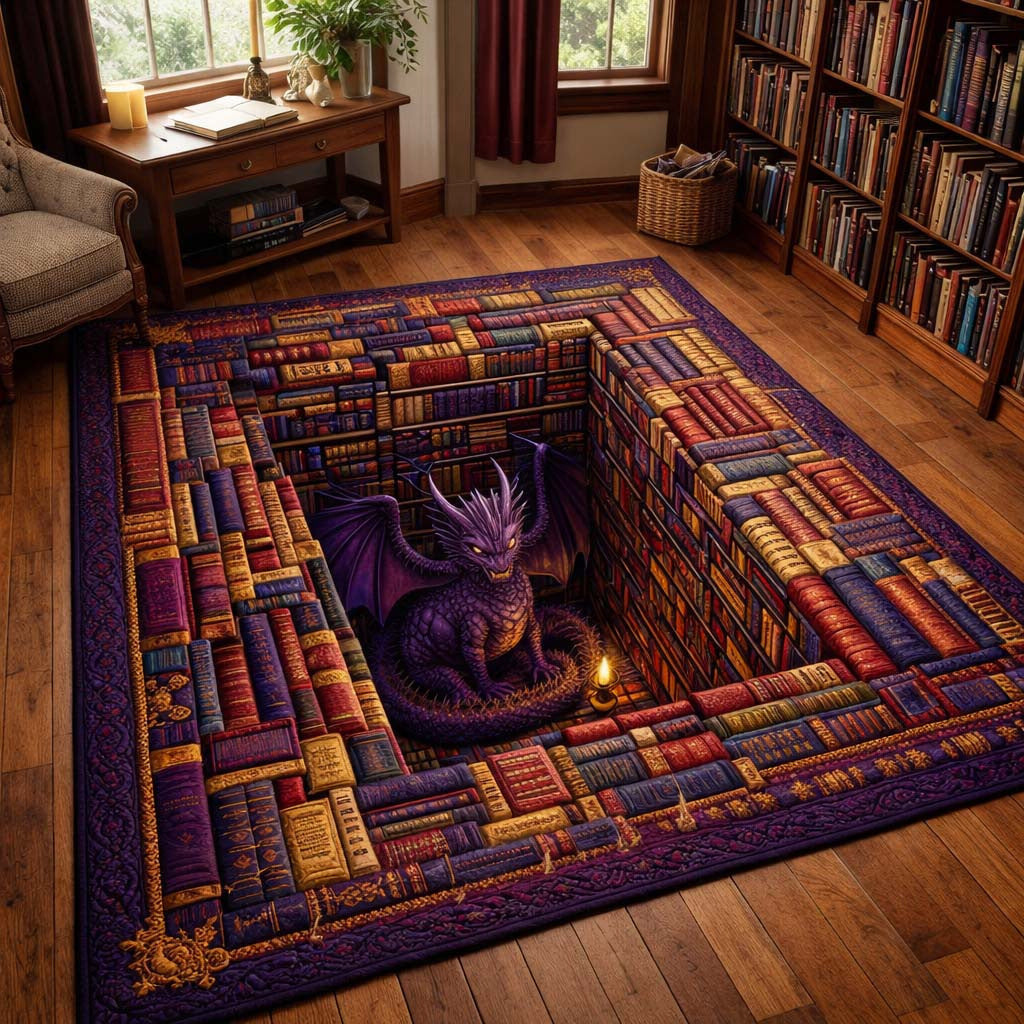 Fantasy-Themed 3D Area Rug