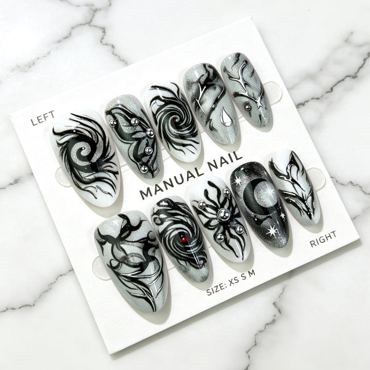 Artistic Manual Press-On Nail Set 1790738840