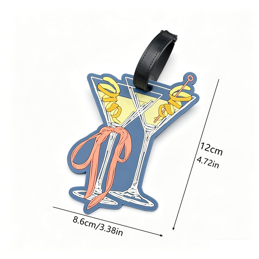 Cocktail Glass Shaped Luggage Tag Stornfield