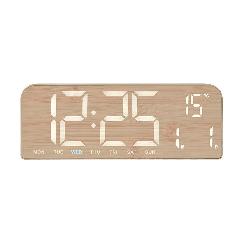 Digital Multi-Function Alarm Clock in Modern Textile Design Stornfield