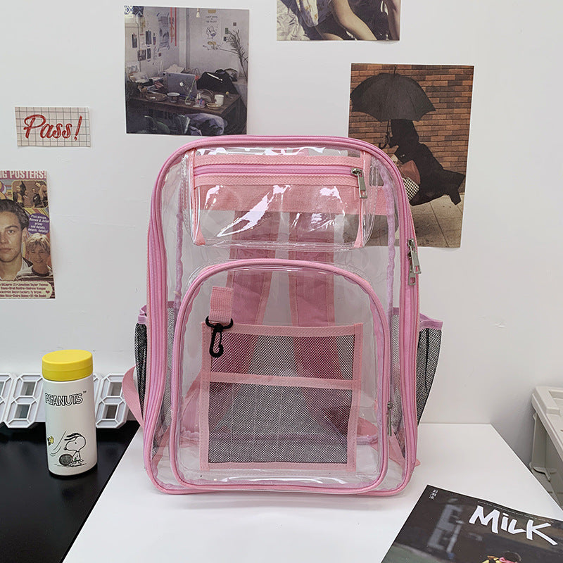 Transparent Multi-Pocket Clear School Backpack Stornfield