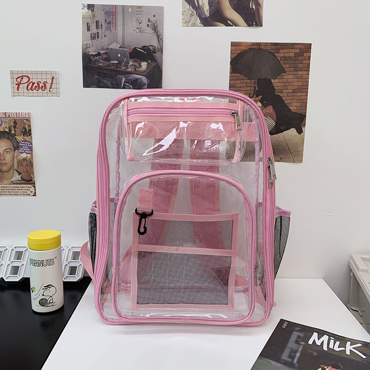 Transparent Multi-Pocket Clear School Backpack Stornfield