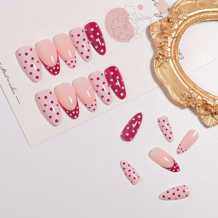 Polka Dot Design Press-On Nails Stornfield