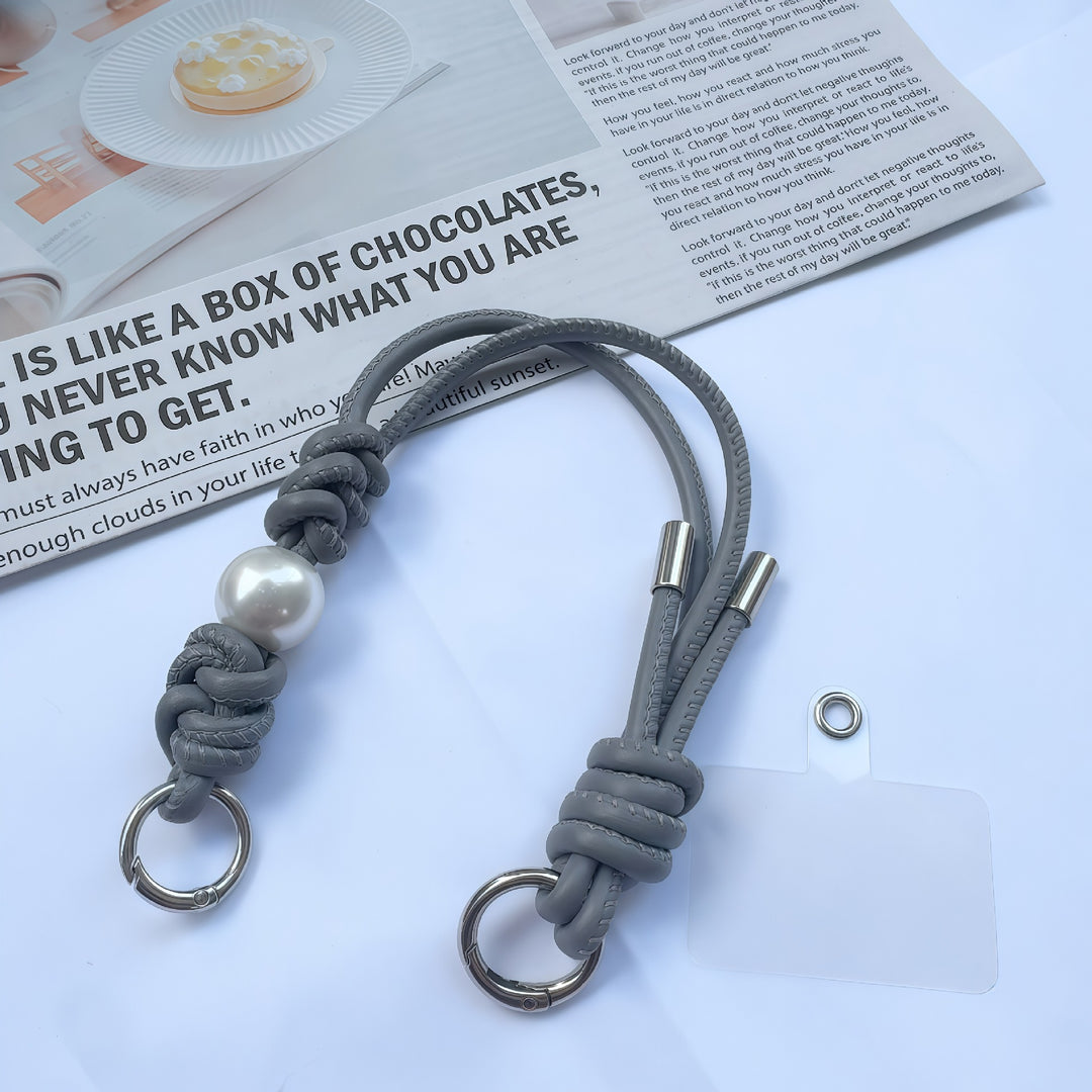 Elegant Knotted Leather Keychain Holder Stornfield