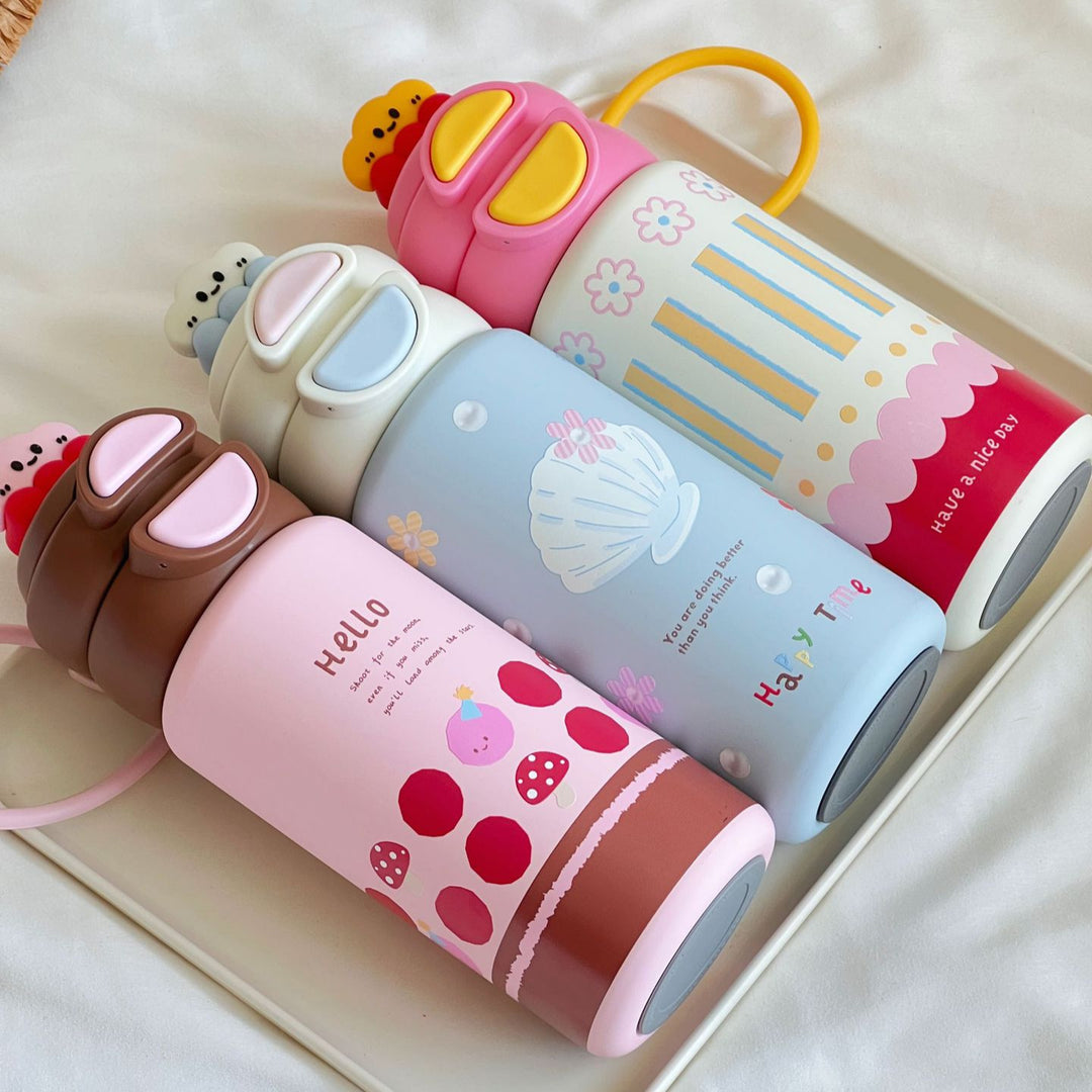 Women's water bottle with innovative lid Stornfield