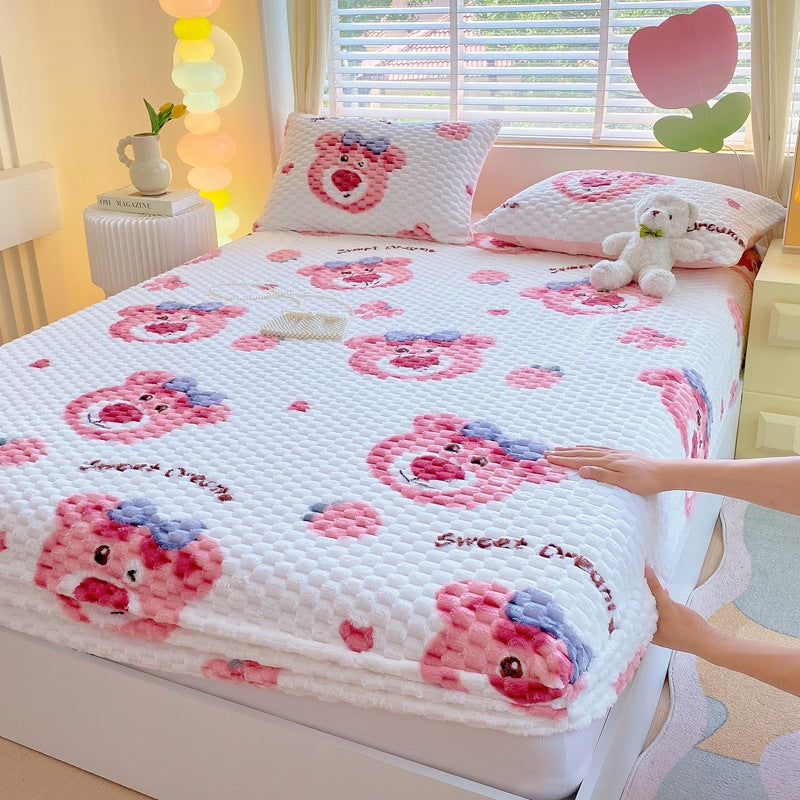 Floral Patterned Bed Cover