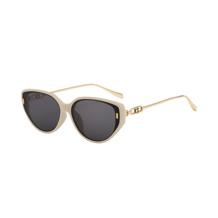 Women's designer sunglasses with delicate metal frame and extraordinary cat-eye design Stornfield