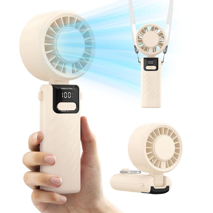 Unisex Compact Rechargeable Bladeless Handheld Fan Stornfield