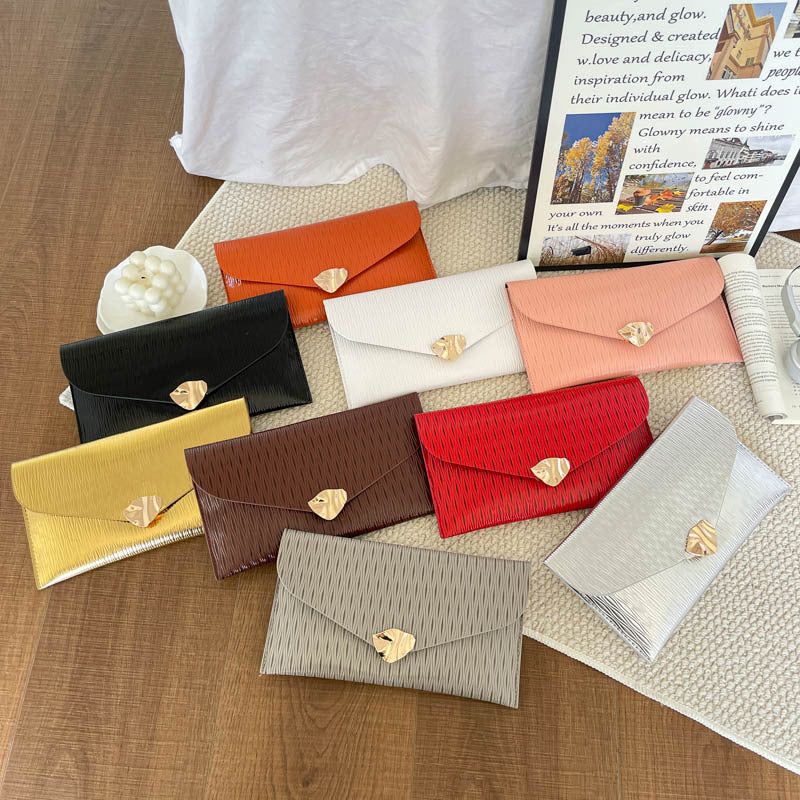 Elegant Patent Leather Evening Clutch