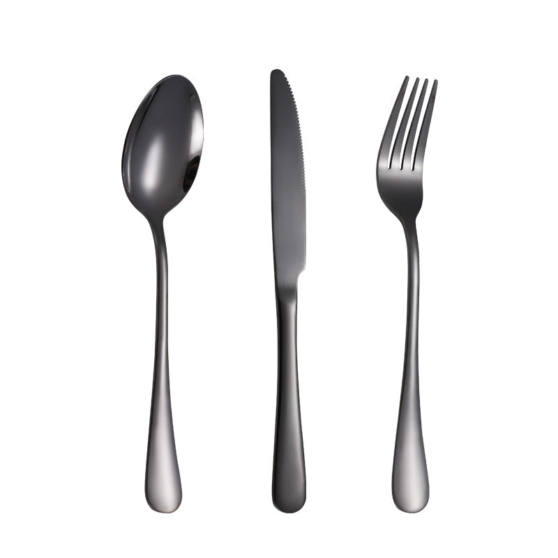 Elegant stainless steel cutlery set with ergonomic handle Stornfield