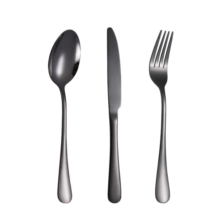Elegant stainless steel cutlery set with ergonomic handle Stornfield