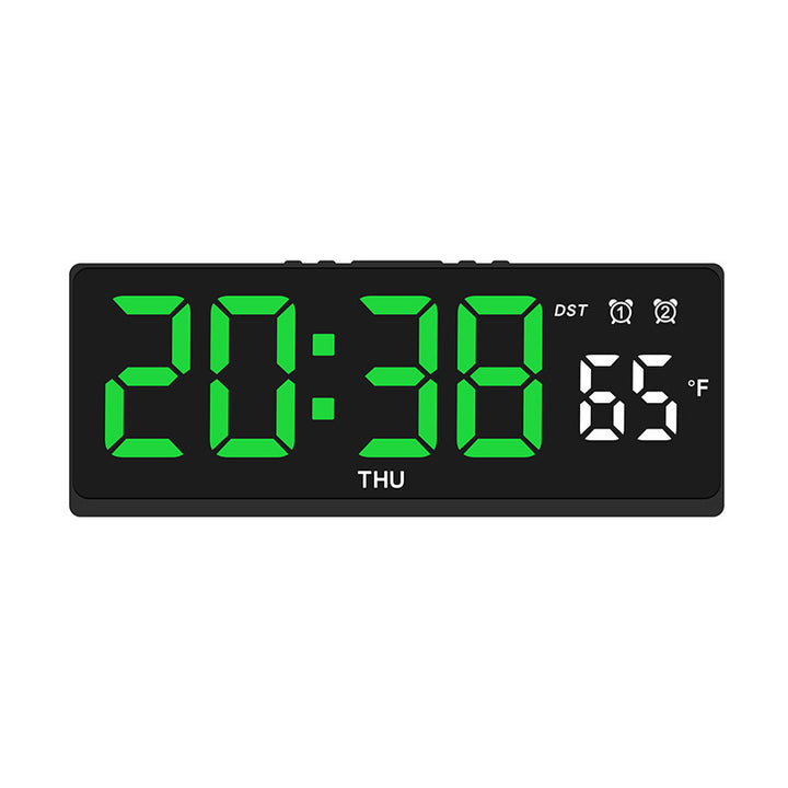 Digital alarm clock with large LED display and weather forecast Stornfield