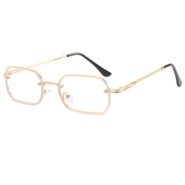 Women's stylish octagonal sunglasses with luxurious metal frame Stornfield