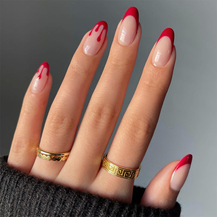 Artistic Gradient Design Press-On Nails Stornfield