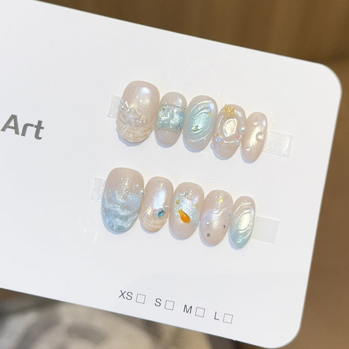 Art Nail Set with Maritime Design Stornfield