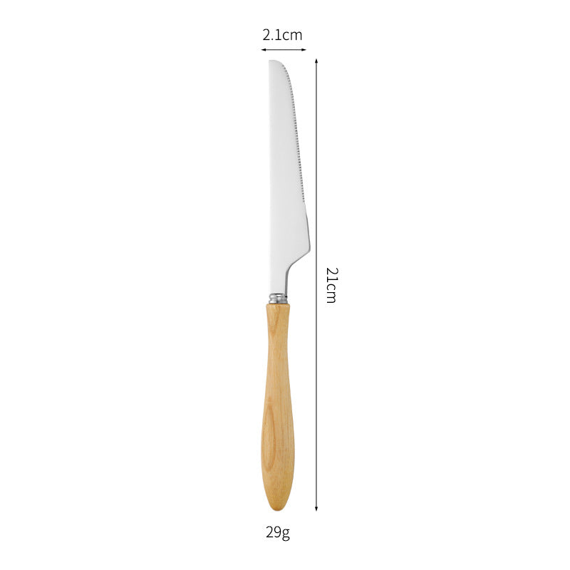Professional and ergonomic bread knife with wooden handle Stornfield