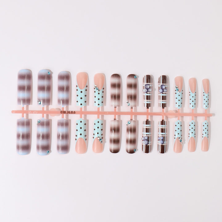 Decorative Press-On Nail Tips Set Stornfield