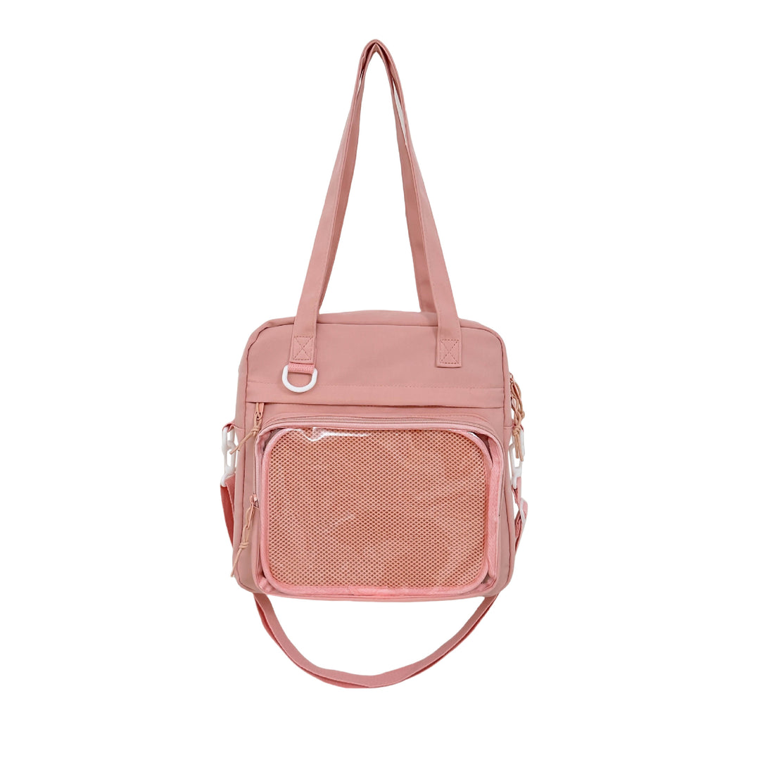 Practical Tote Bag with Transparent Viewing Window Stornfield