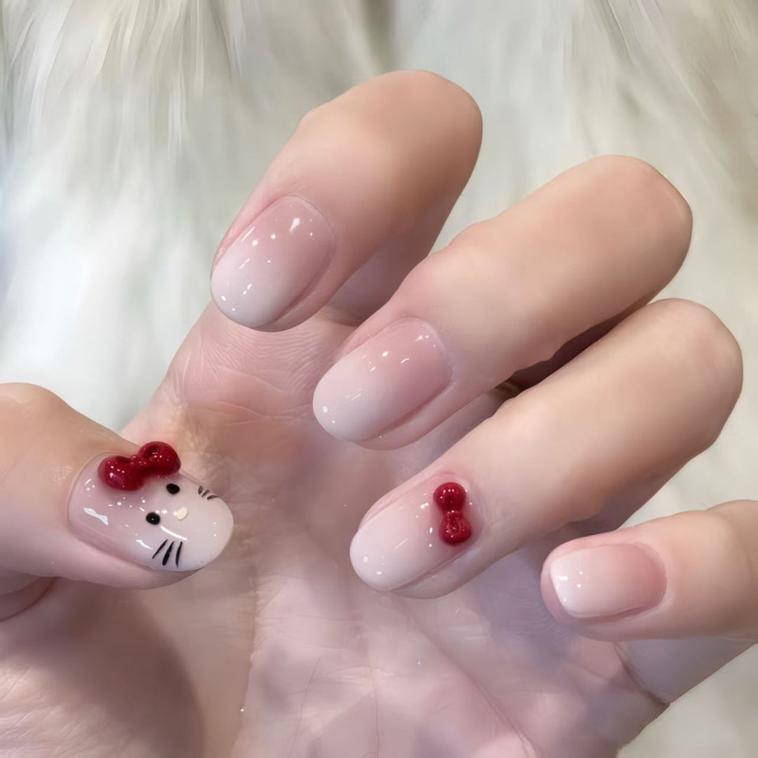 Artistic Heart Pattern Nail Art Extensions Stornfield