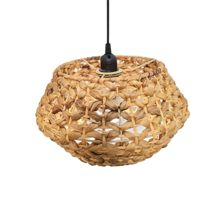 Handwoven Rattan Pendant Light