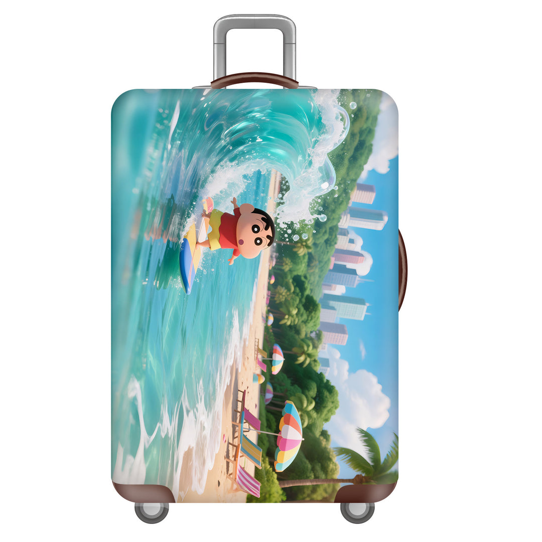 Unisex hard-shell suitcase with cheerful dinosaur motif Stornfield