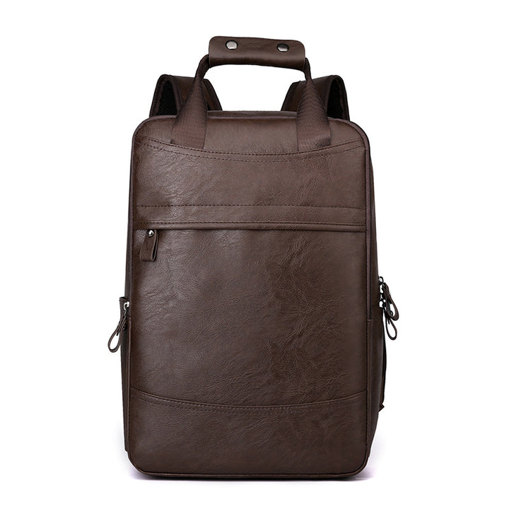 Professional Leather Laptop Backpack Stornfield