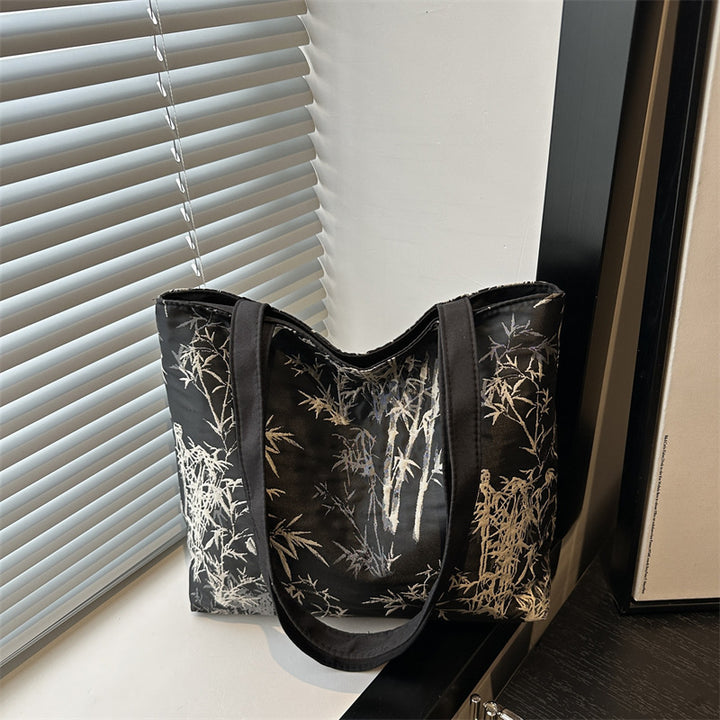 Stylish Bamboo Print Tote Bag Stornfield