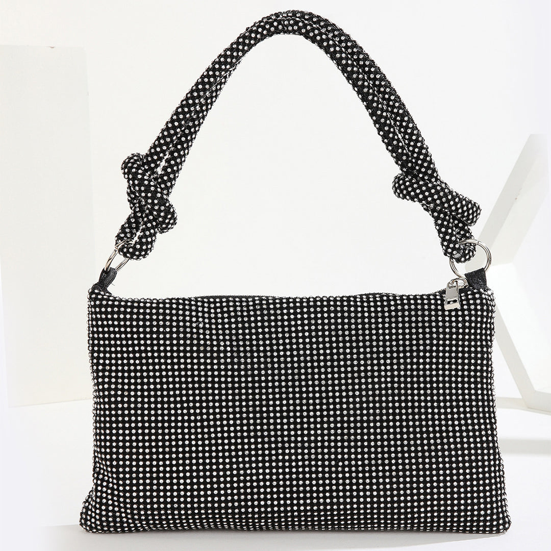 Rhinestone Embellished Shoulder Bag