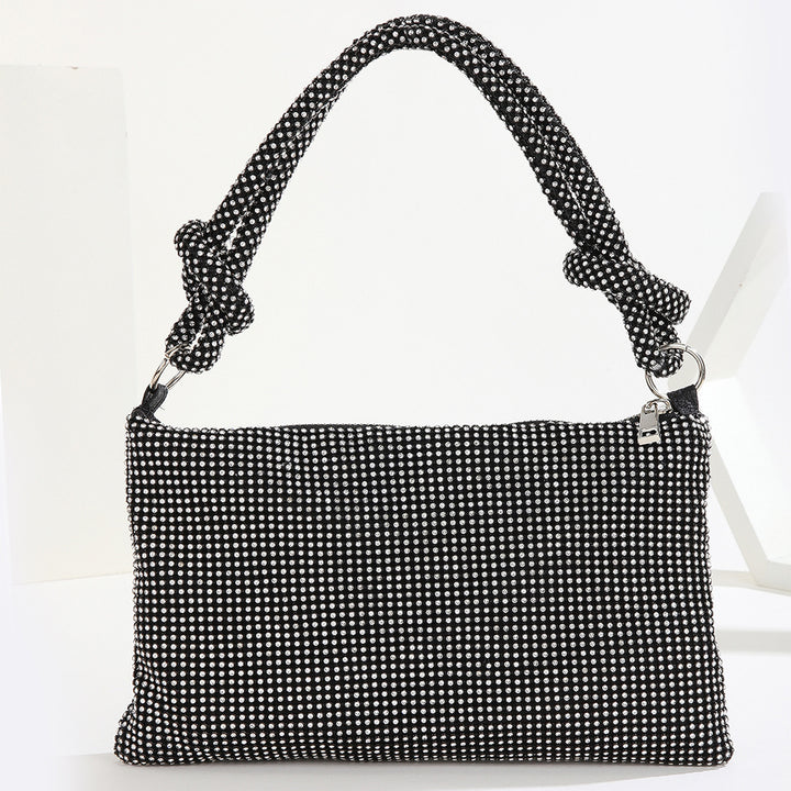 Rhinestone Embellished Shoulder Bag