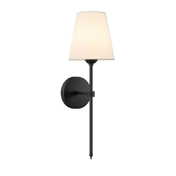 Elegant Wall Sconce with Fabric Shade