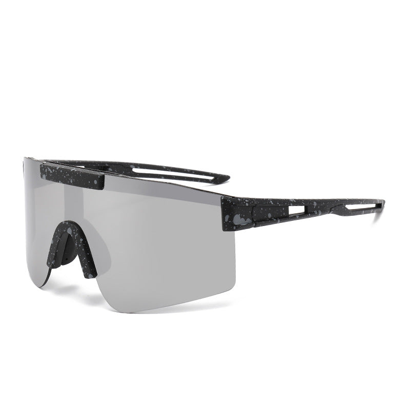 Unisex Sporty Oversized Shield Sunglasses Stornfield
