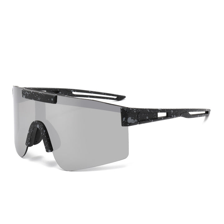 Unisex Sporty Oversized Shield Sunglasses Stornfield