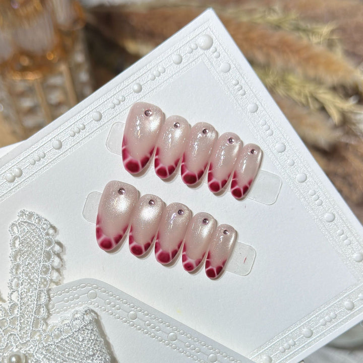 Elegant Gel Press-On Nail Set Stornfield