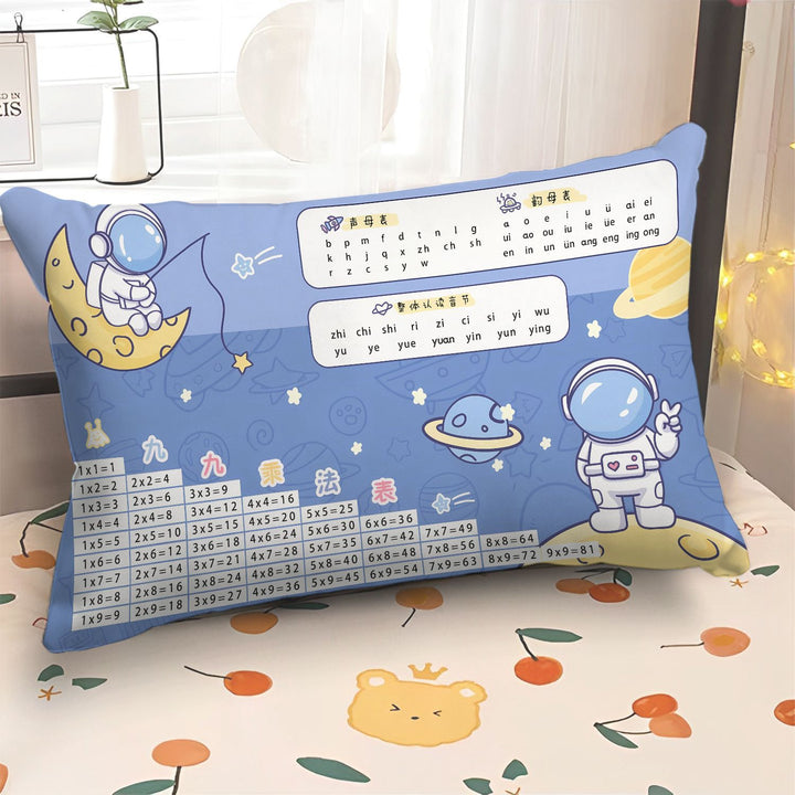 Cute Cartoon-Themed Educational Pillow