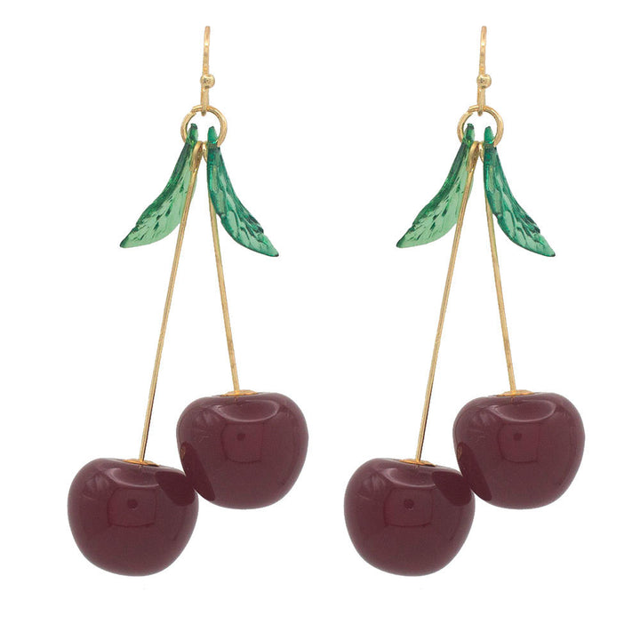 Quirky Cherry Drop Earrings Stornfield