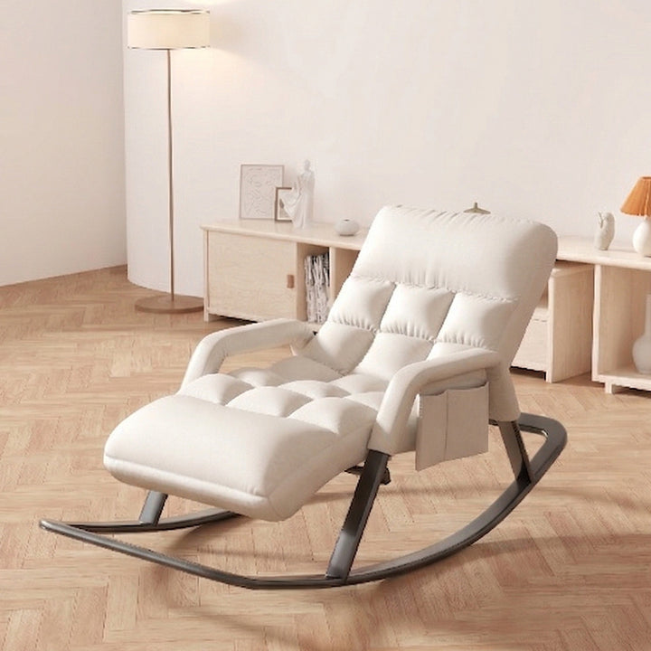 Ladies rocking chair with ergonomic design and luxurious upholstery Kalsten