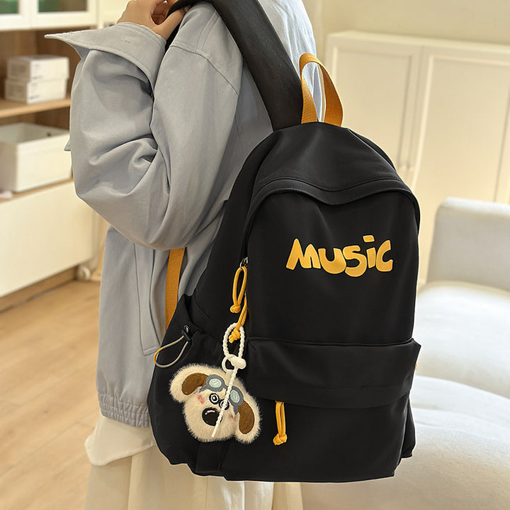 Casual Music-Themed Backpack Stornfield