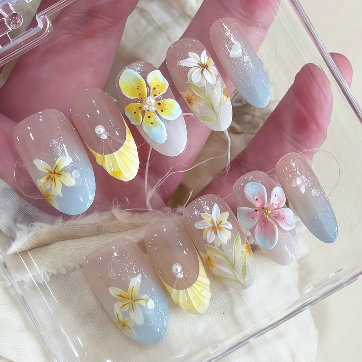 Artistic Floral Nail Design Kit