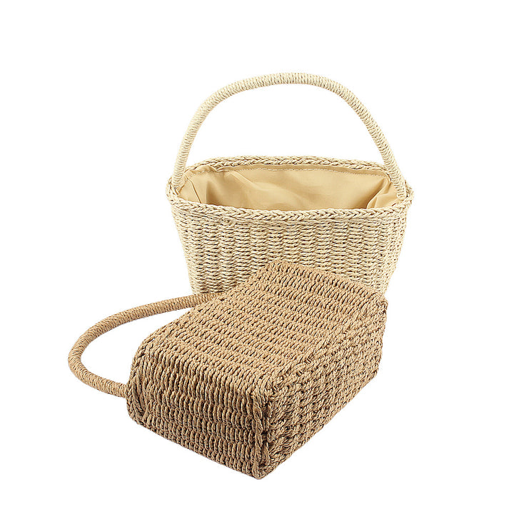 Handcrafted basket bag with sturdy carrying handle Stornfield