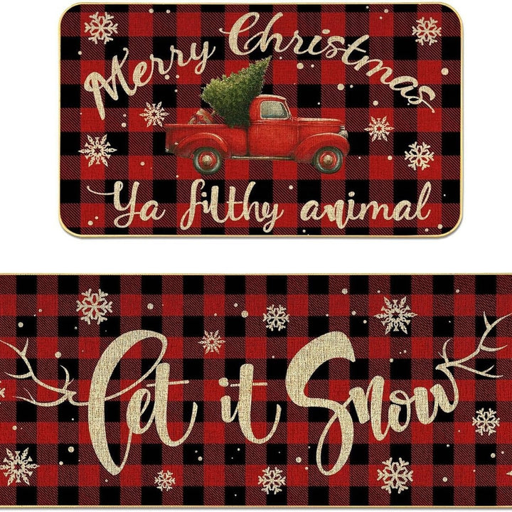 Festive Welcome Door Mat Stornfield