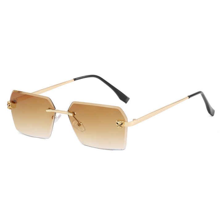 Women's fashionable square sunglasses with elegant metal frame Stornfield