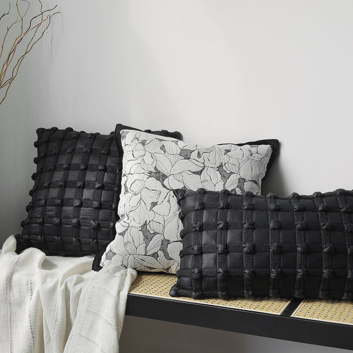 Structured decorative pillow