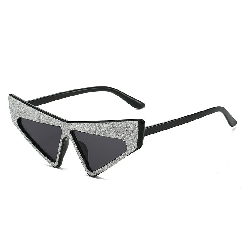 Women's futuristic sunglasses with glittering frame Stornfield